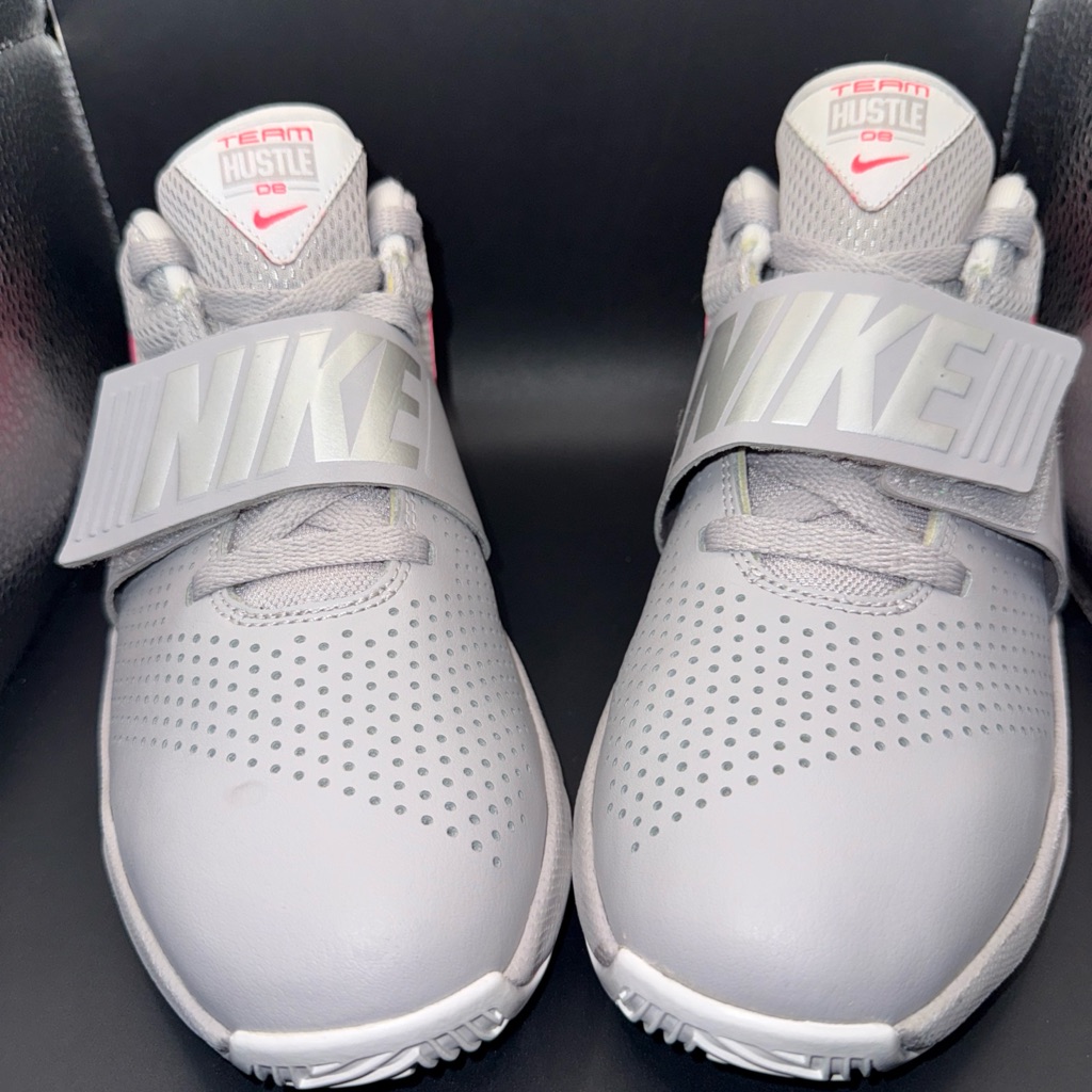 Size 55y  Nike Team Hustle D8 Mid Gray Very Clean No Box Preowned Great